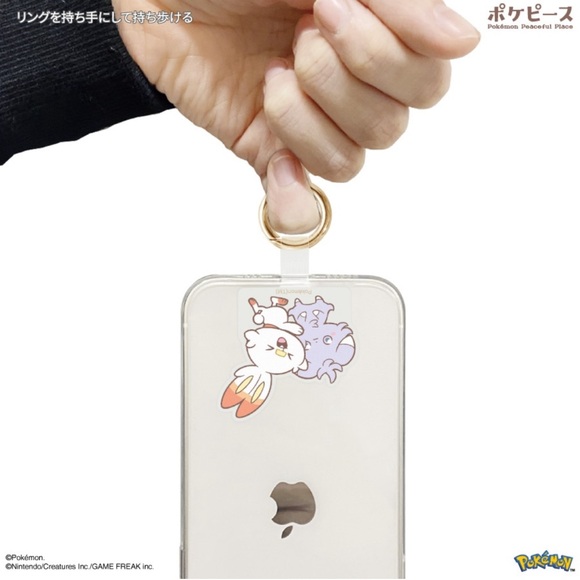 BNIB Japan Pokemon Center Phone multiRing Attachment Scorbunny & Espurr - Picture 3 of 8